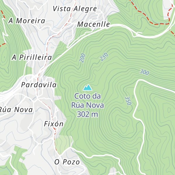 Map of Coto da Rúa Nova