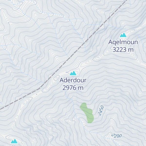 Map of Aderdour