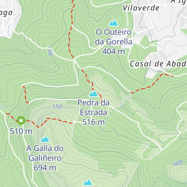 Map of Pedra da Estrada