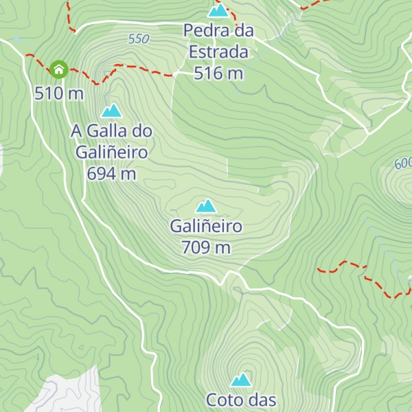 Map of Galiñeiro