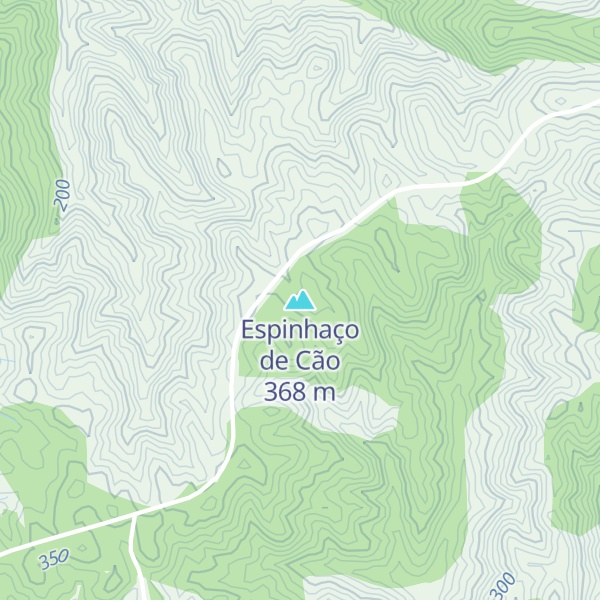 Map of Espinhaço de Cão