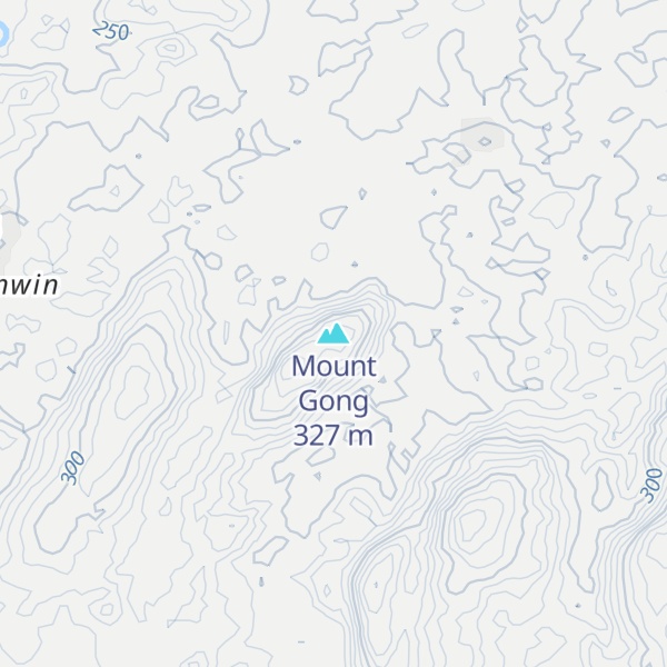Map of Mount Gong