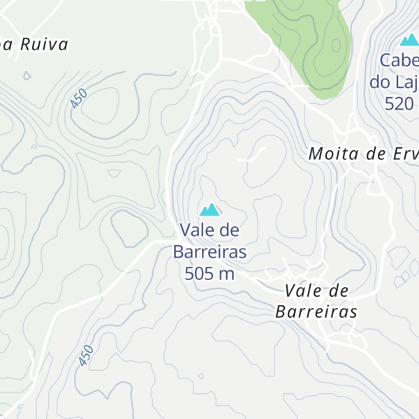 Map of Vale de Barreiras