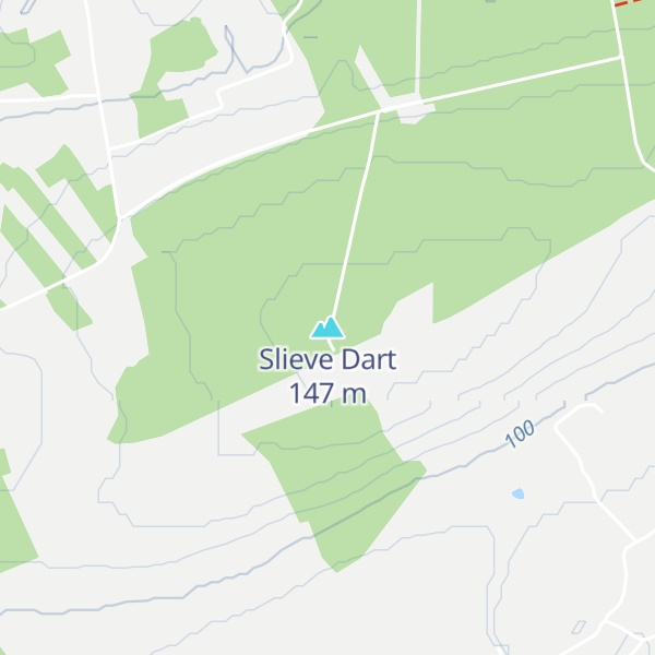 Map of Slieve Dart