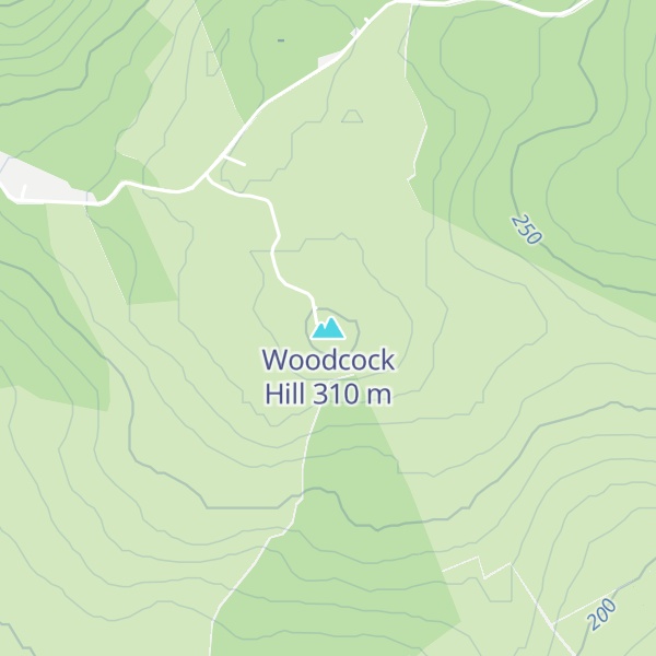 Map of Woodcock Hill