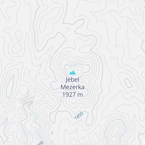 Map of Jebel Mezerka