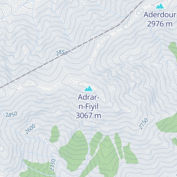 Map of Adrar-n-Fiyil