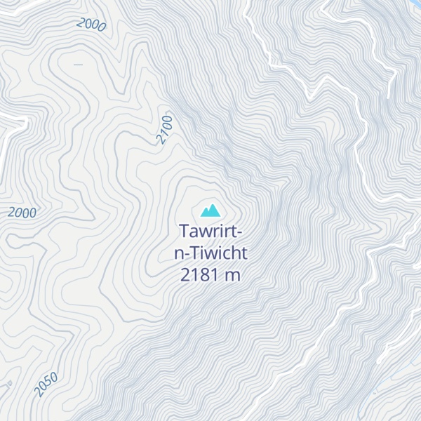 Map of Tawrirt-n-Tiwicht