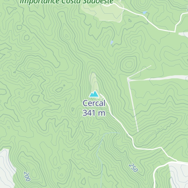 Map of Cercal