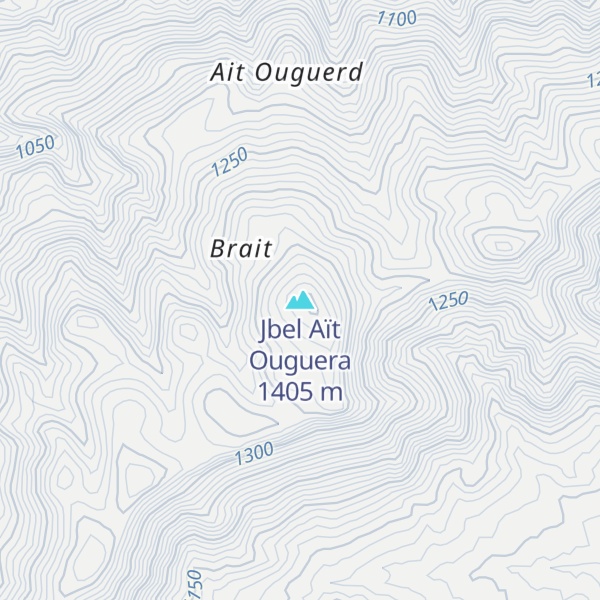 Map of Jbel Aït Ouguera