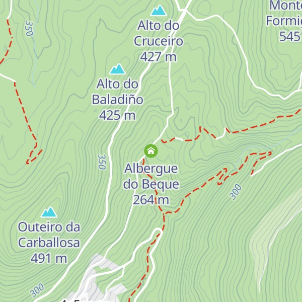 Map of Albergue do Beque