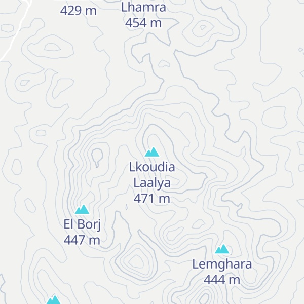 Map of Lkoudia Laalya