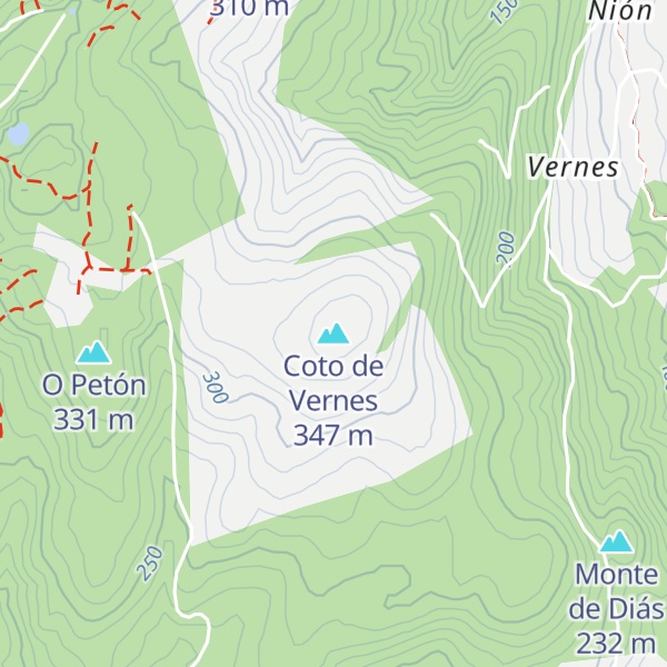 Map of Coto de Vernes