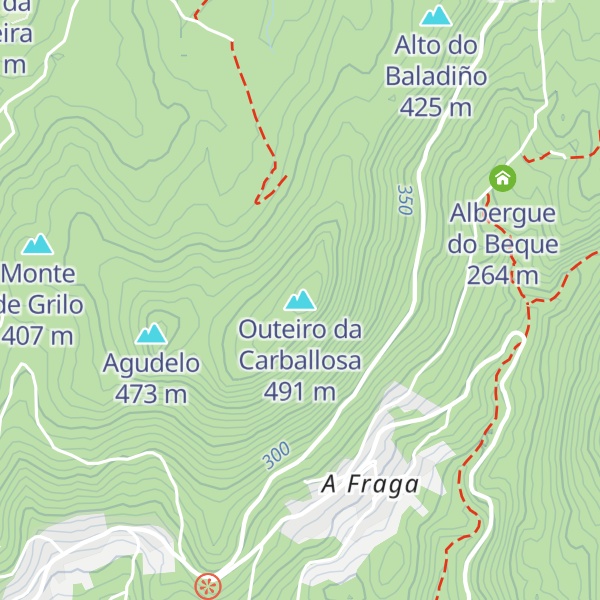Map of Outeiro da Carballosa