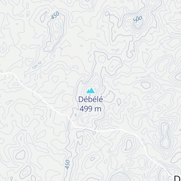 Map of Débélé