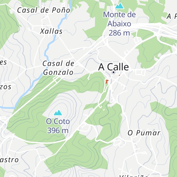 Map of O Campo da Feira