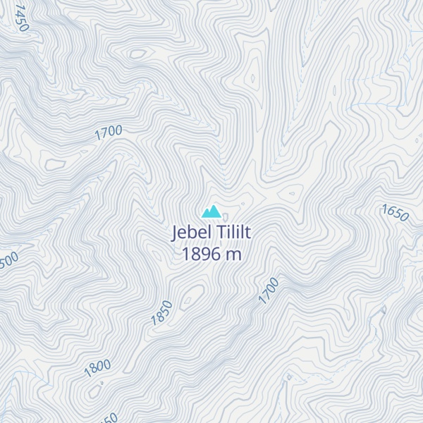 Map of Jebel Tililt
