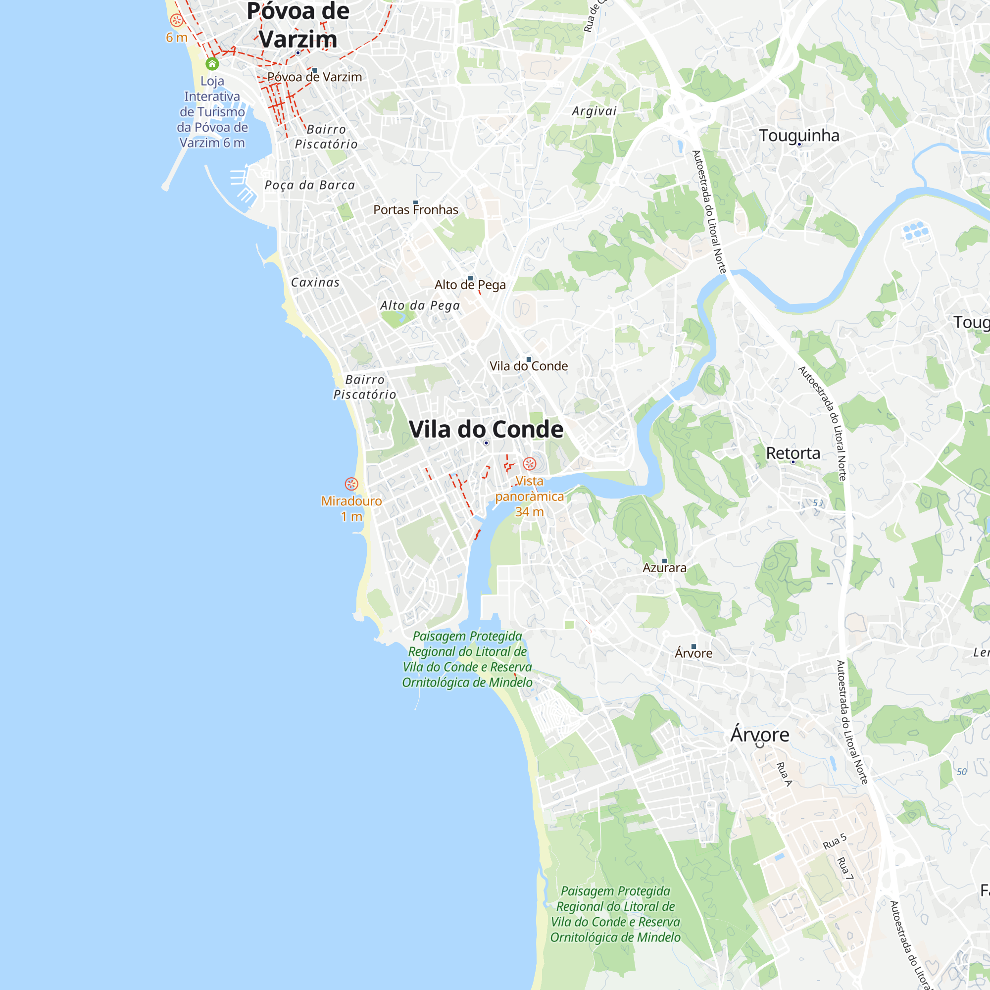 Casa do Barco - Loja de Turismo Interativa map