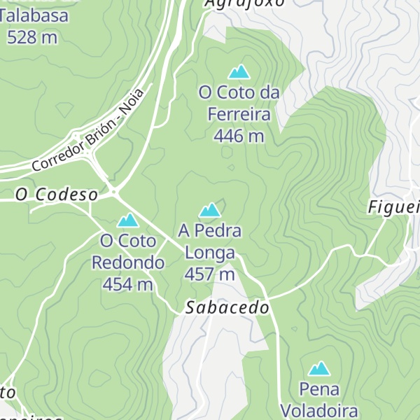 Map of A Pedra Longa