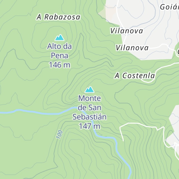 Map of Monte de San Sebastián