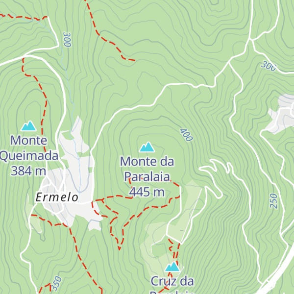 Map of Monte da Paralaia