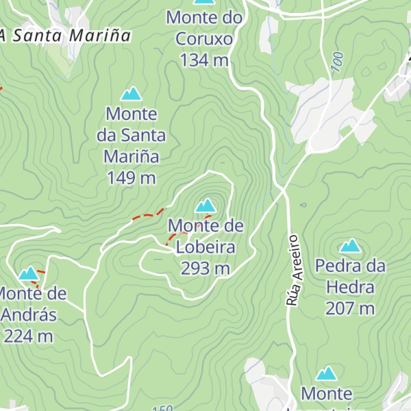 Map of Monte de Lobeira