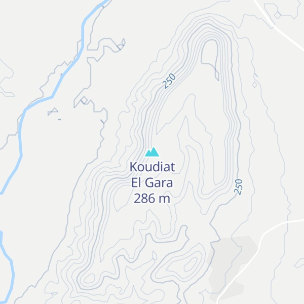 Map of Koudiat El Gara