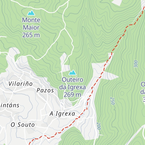 Map of Outeiro da Igrexa