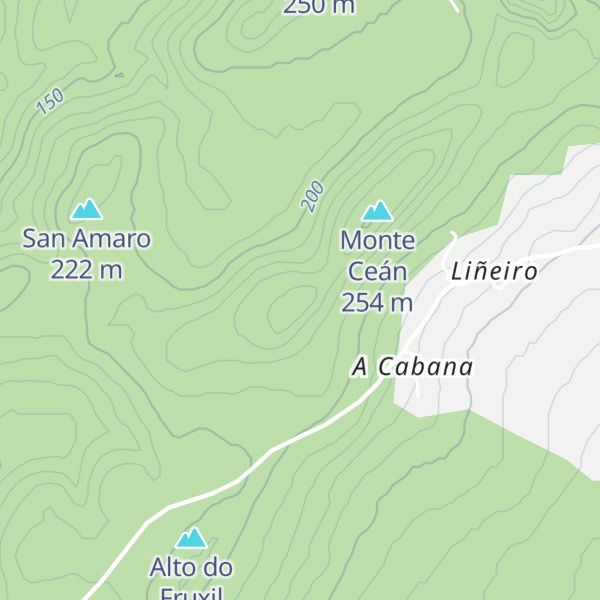 Map of Monte Seixa