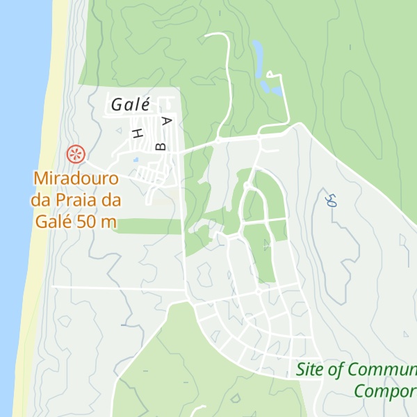 Map of Malha Branca