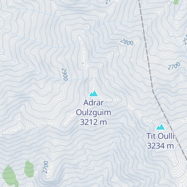Map of Adrar Oulzguim