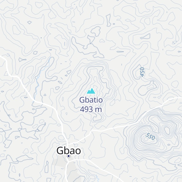 Map of Gbatio