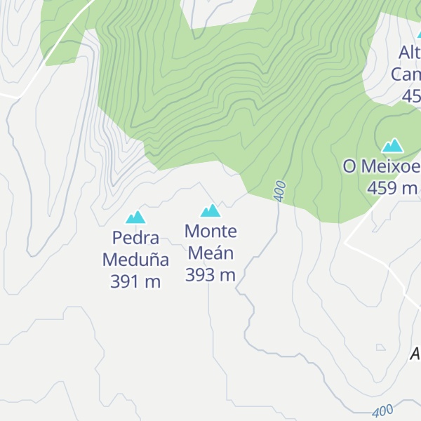 Map of Monte Meán