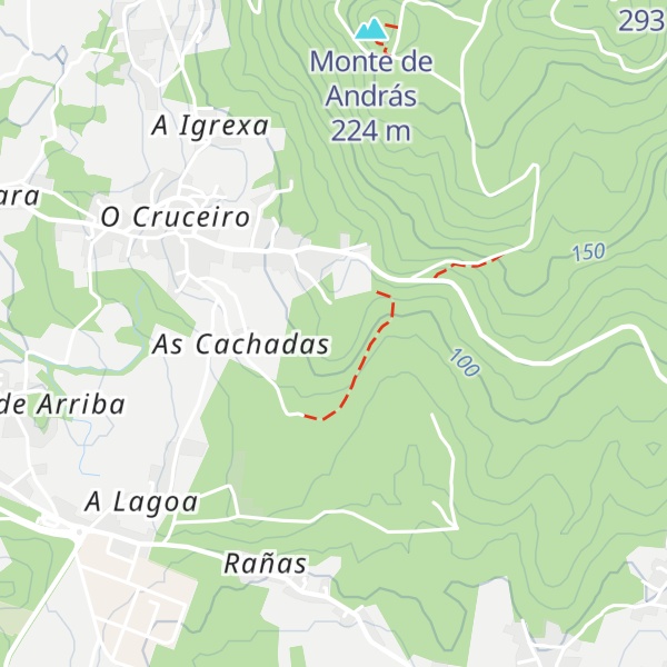 Map of Monte das Cachadas