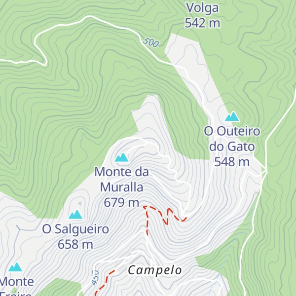 Map of A Muralla