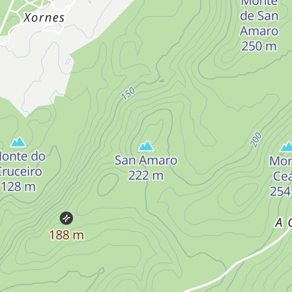 Map of San Amaro
