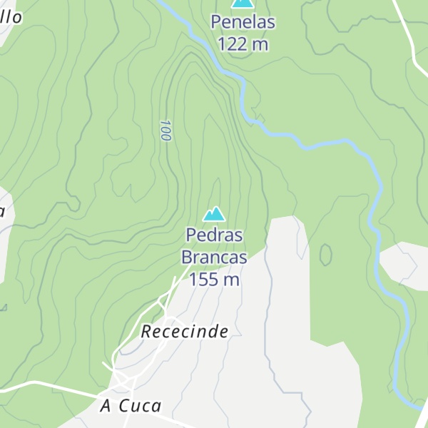 Map of Pedras Brancas