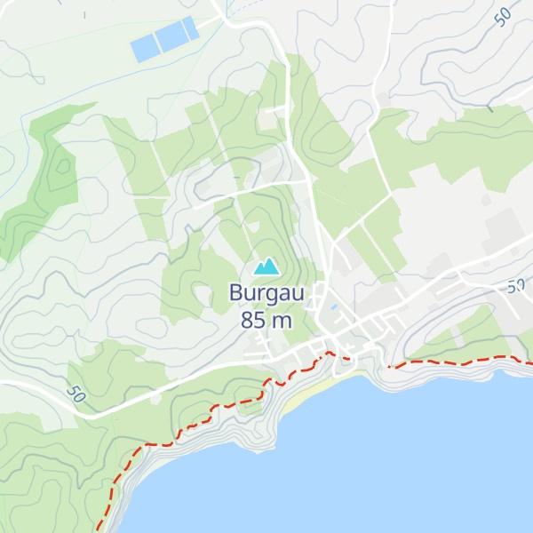 Map of Burgau