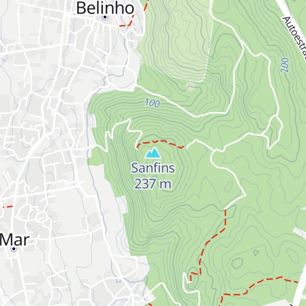 Map of Sanfins