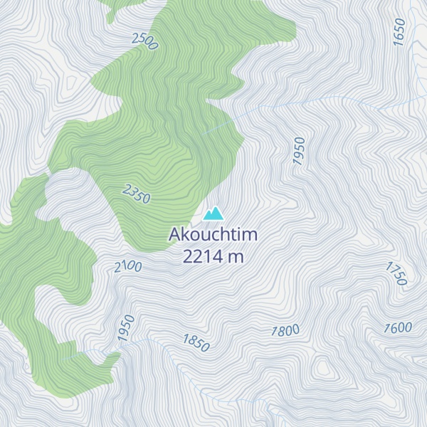 Map of Akouchtim