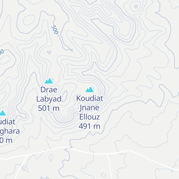 Map of Koudiat Jnane Ellouz