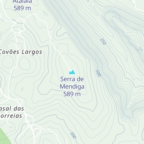 Map of Serra de Mendiga