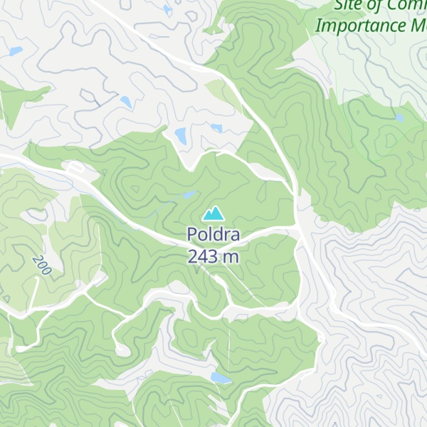 Map of Poldra