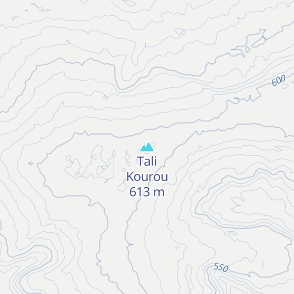 Map of Tali Kourou