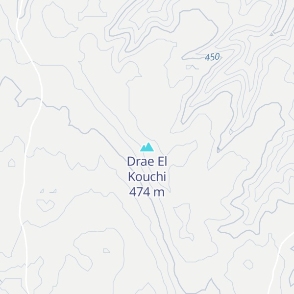 Map of Drae El Kouchi