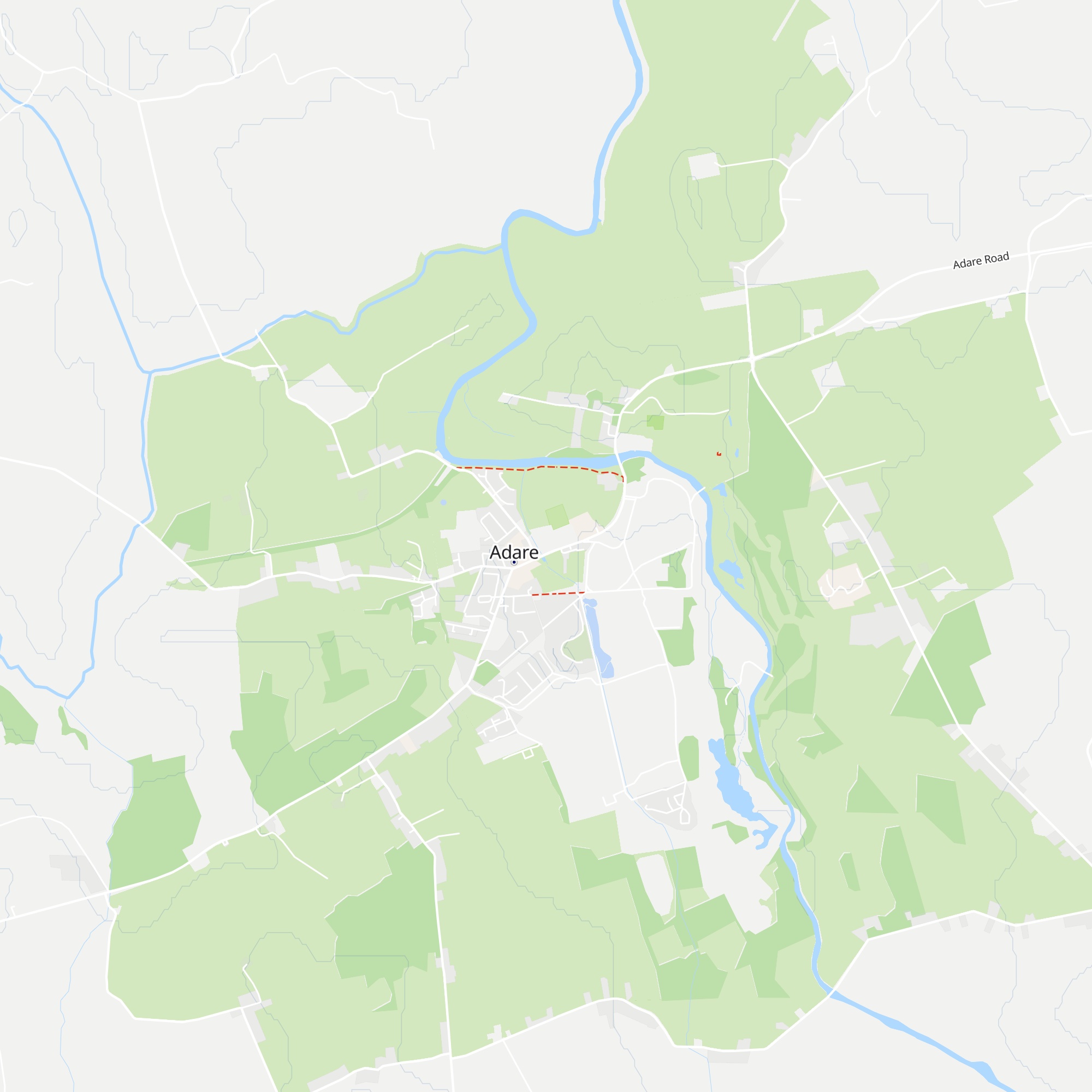 Adare Tourist Office map