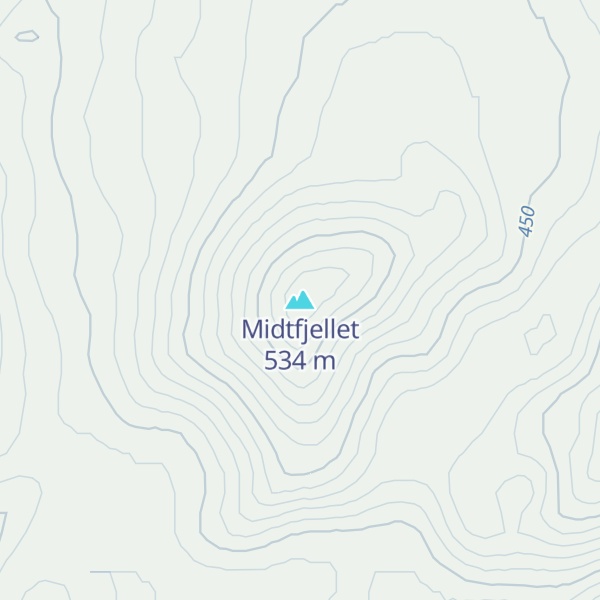 Map of Midtfjellet
