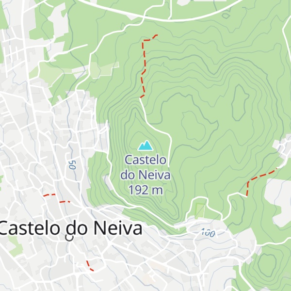 Map of Castelo do Neiva