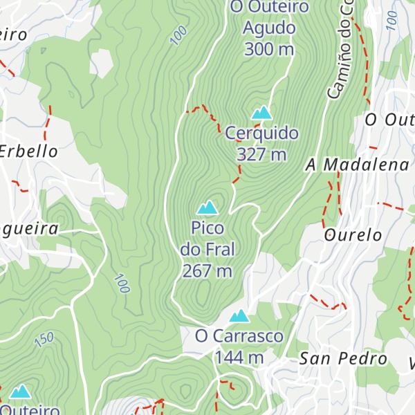 Map of Pico do Fral