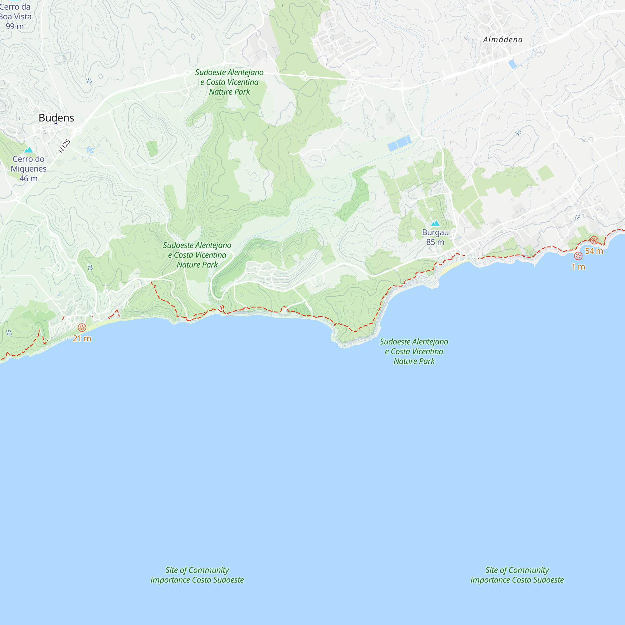 Cabanas map